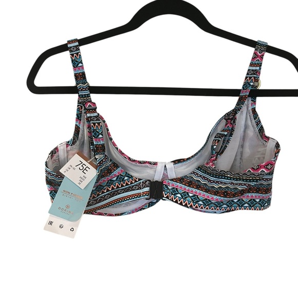 Dorina NWT Geometric Print Bikini Top Size 34E - Picture 4 of 6